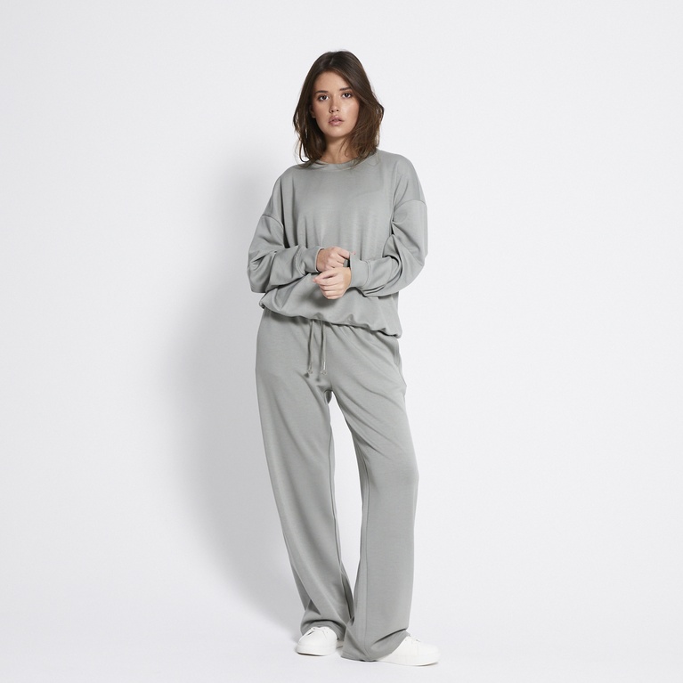 Soft lounge sweater "Anja" Light Army Green